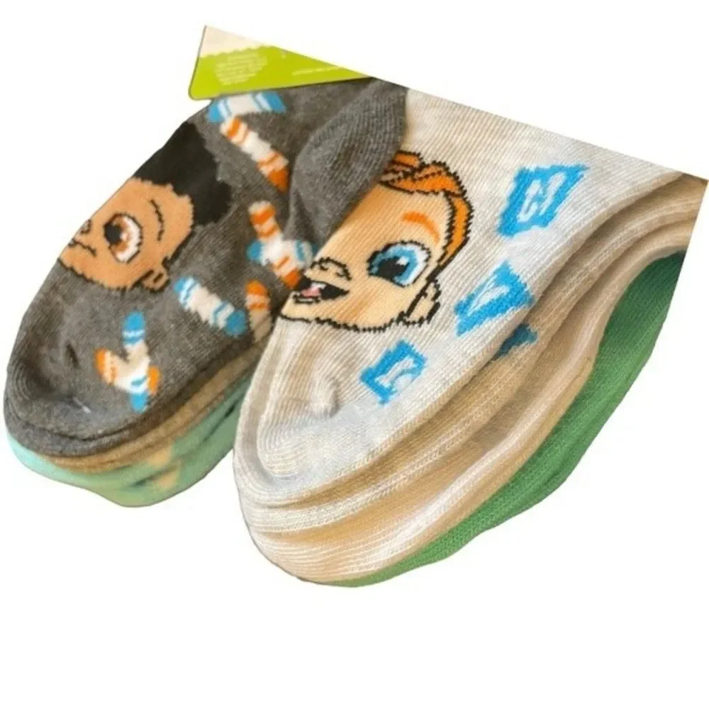Cocomelon 6 pk socks kids size 2T-4T new